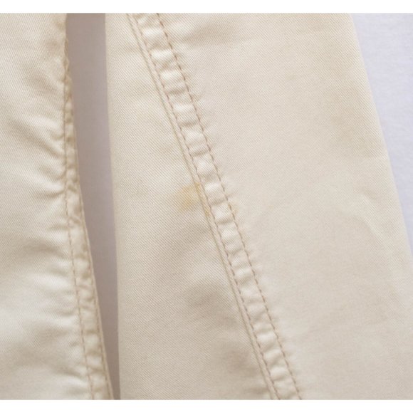 Massimo Dutti Womens Sz S Creamy White Fitted Pearl SnapUp Studded Western Shirt - Picture 12 of 12